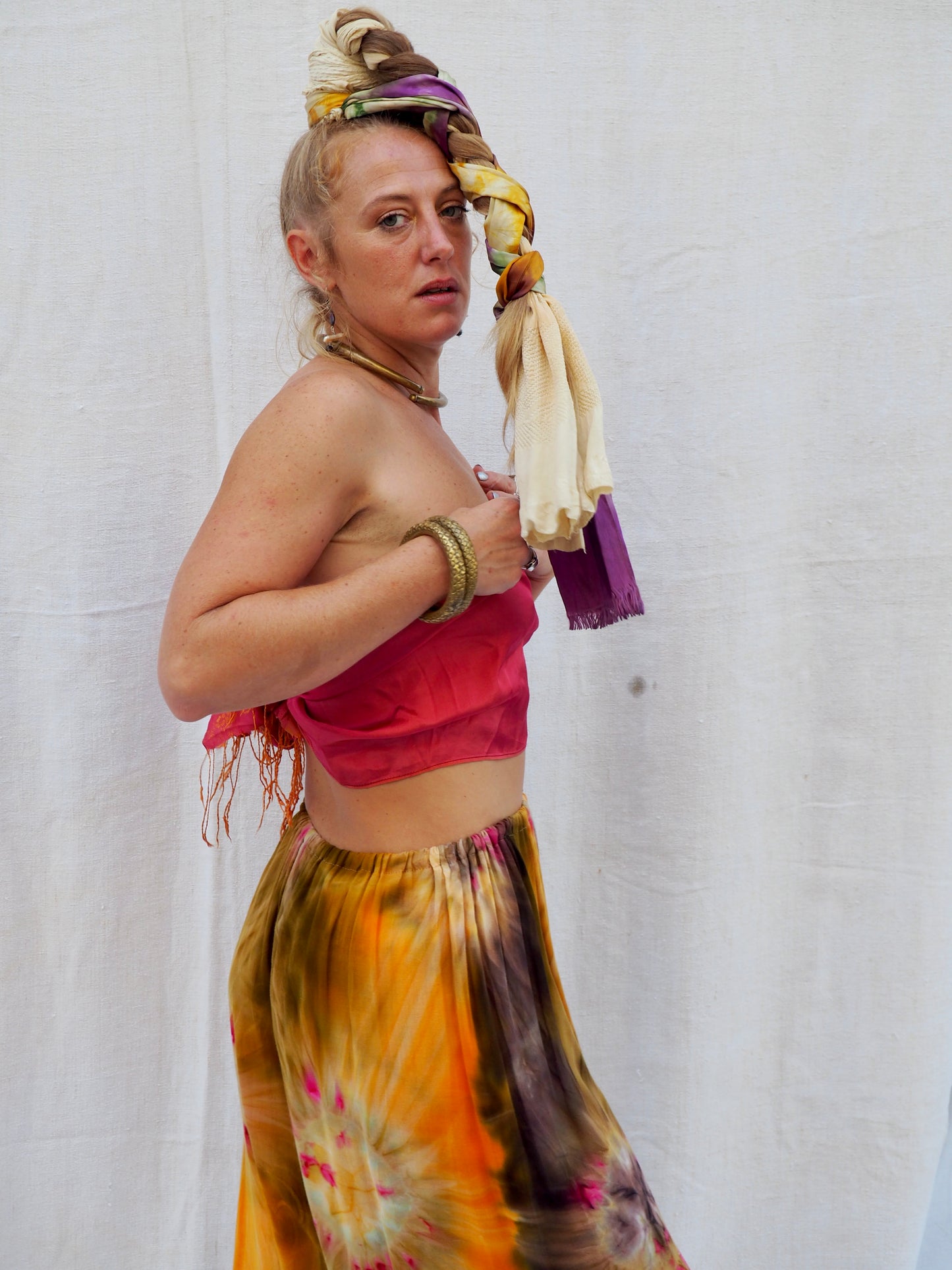 Up-cycled Tie-Dye Harem Pants – Handmade by Vagabond Ibiza