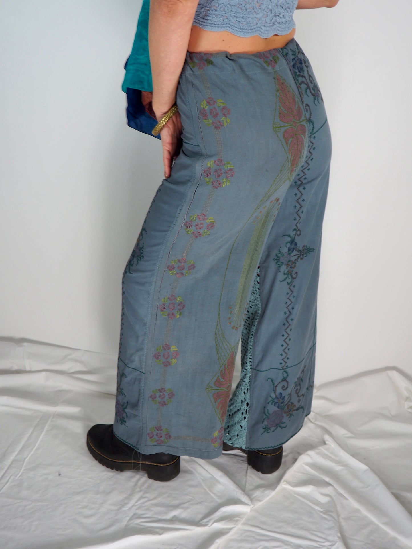 Upcycled Patchwork Trousers by Vagabond Ibiza