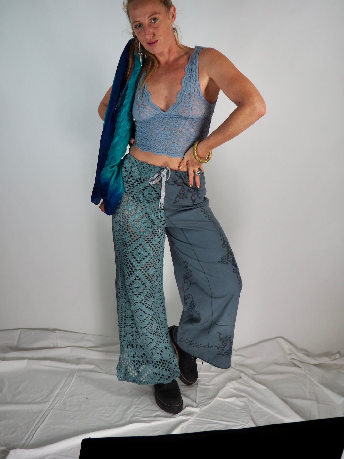 Upcycled Patchwork Trousers by Vagabond Ibiza