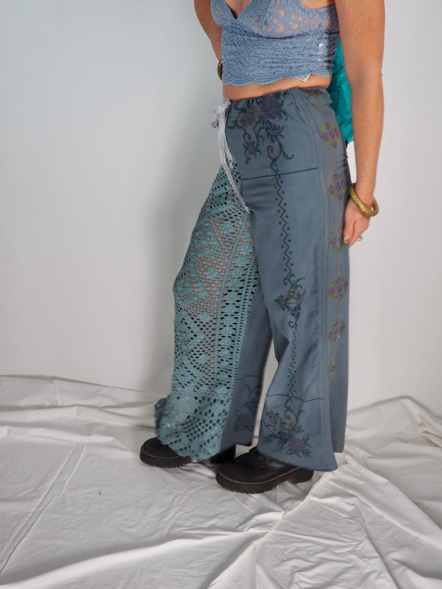 Upcycled Patchwork Trousers by Vagabond Ibiza