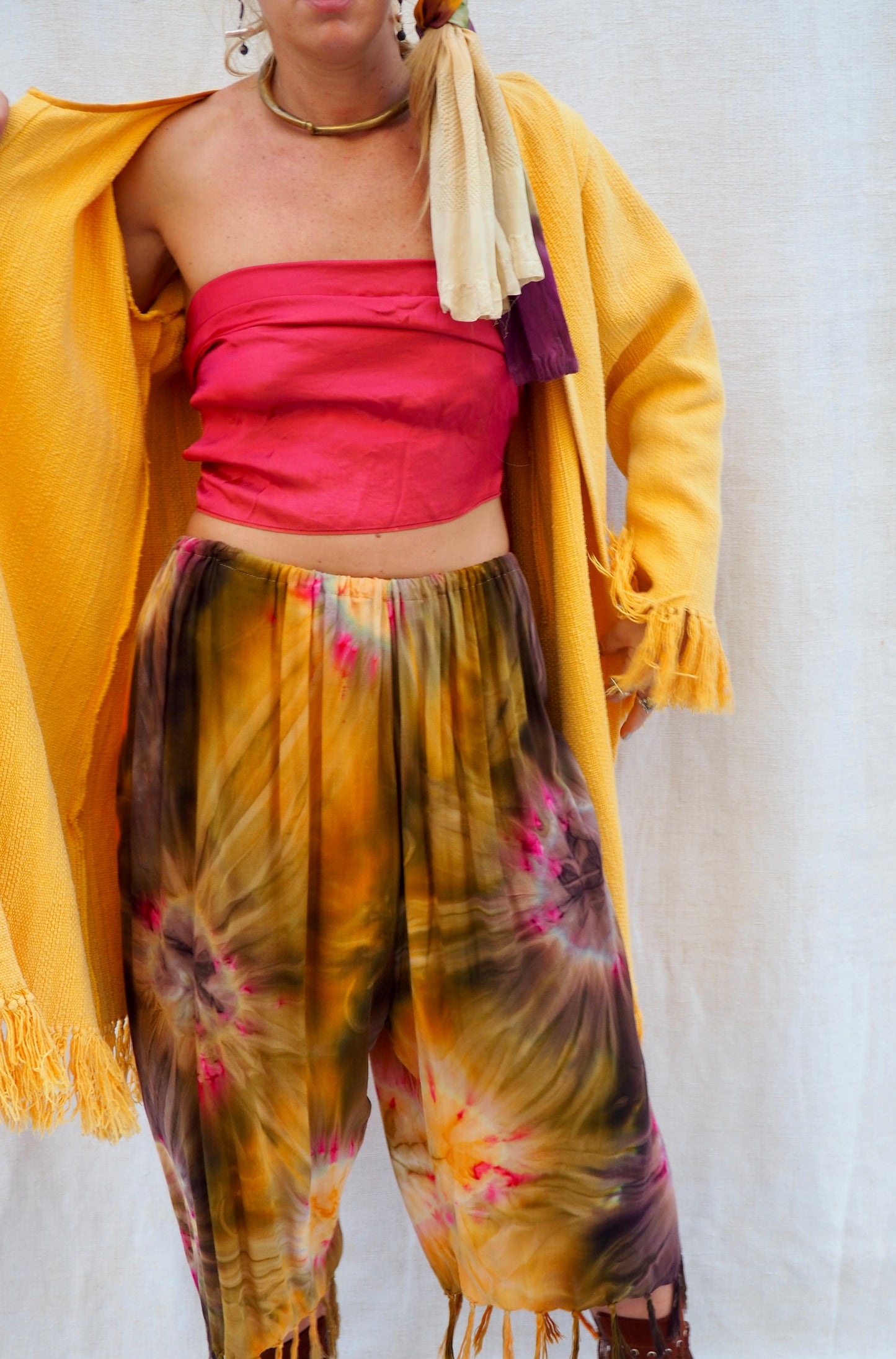 Up-cycled Tie-Dye Harem Pants – Handmade by Vagabond Ibiza