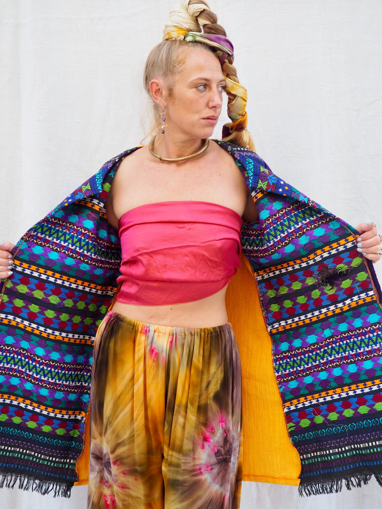 Up-cycled Vintage Guatemalan Textile Jacket – Handmade by Vagabond Ibiza