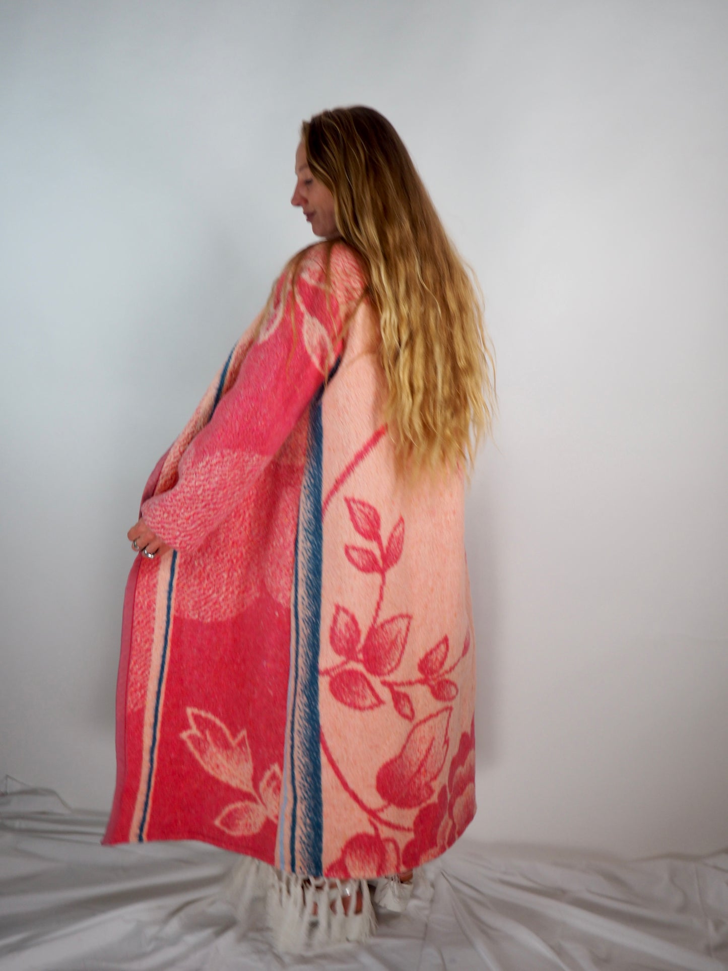 Introducing the *Vintage Fleece Blanket Jacket* by Vagabond Ibiza