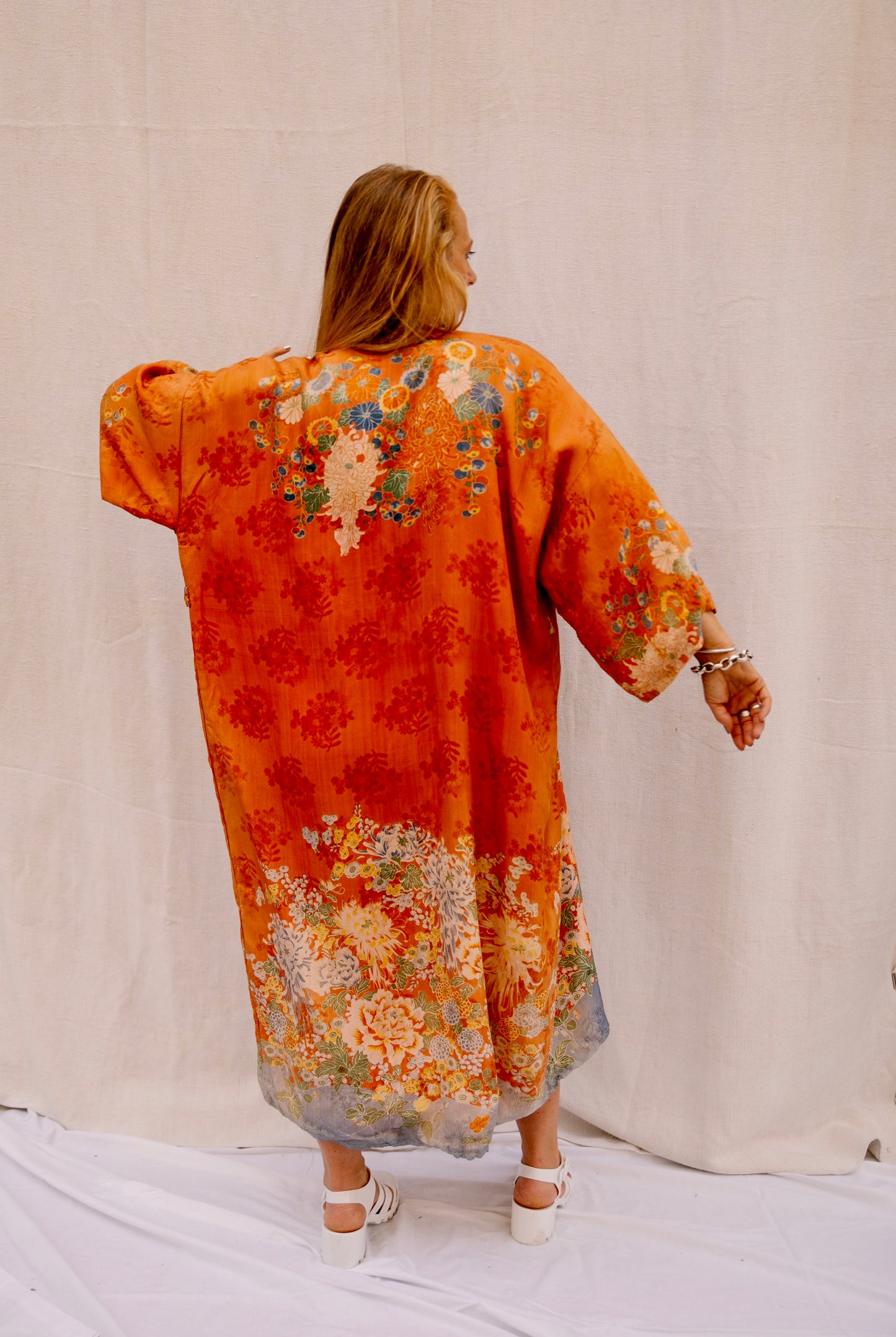 Vintage 1930s Pure Silk Kimono Jacket – Museum-Quality Collector’s Piece