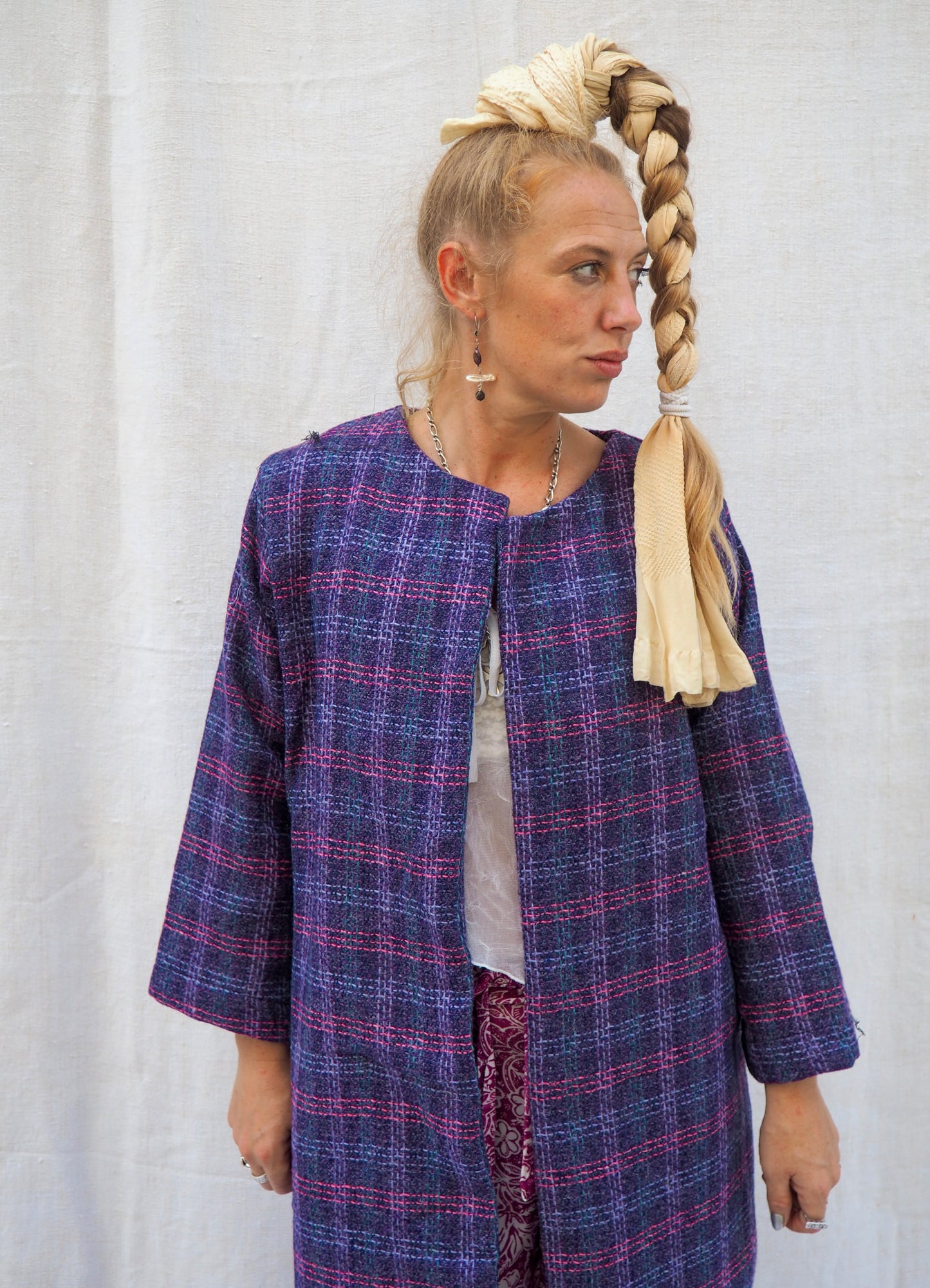 Upcycled 1960s Vintage Wool Jacket – One-of-a-Kind by Vagabond Ibiza