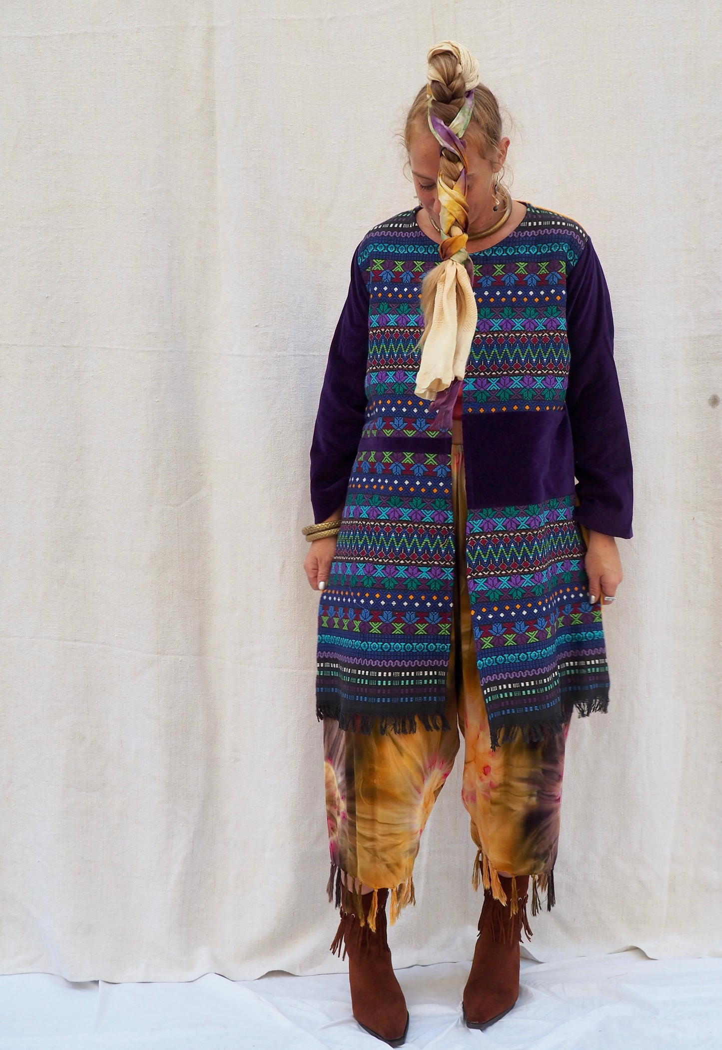 Up-cycled Vintage Guatemalan Textile Jacket – Handmade by Vagabond Ibiza