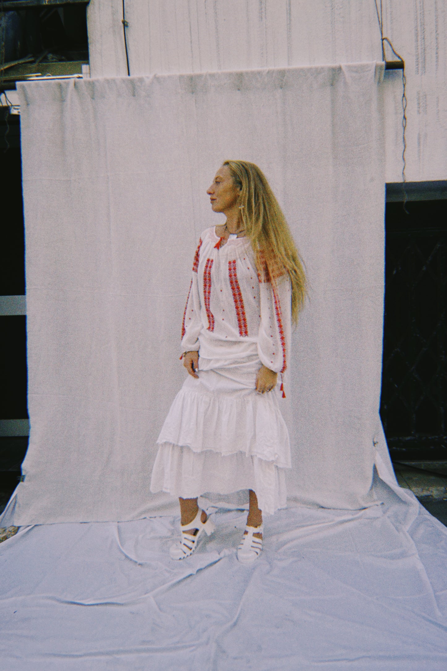 Vintage French Cotton Ruffle Skirt – From Vagabond Ibiza Archive