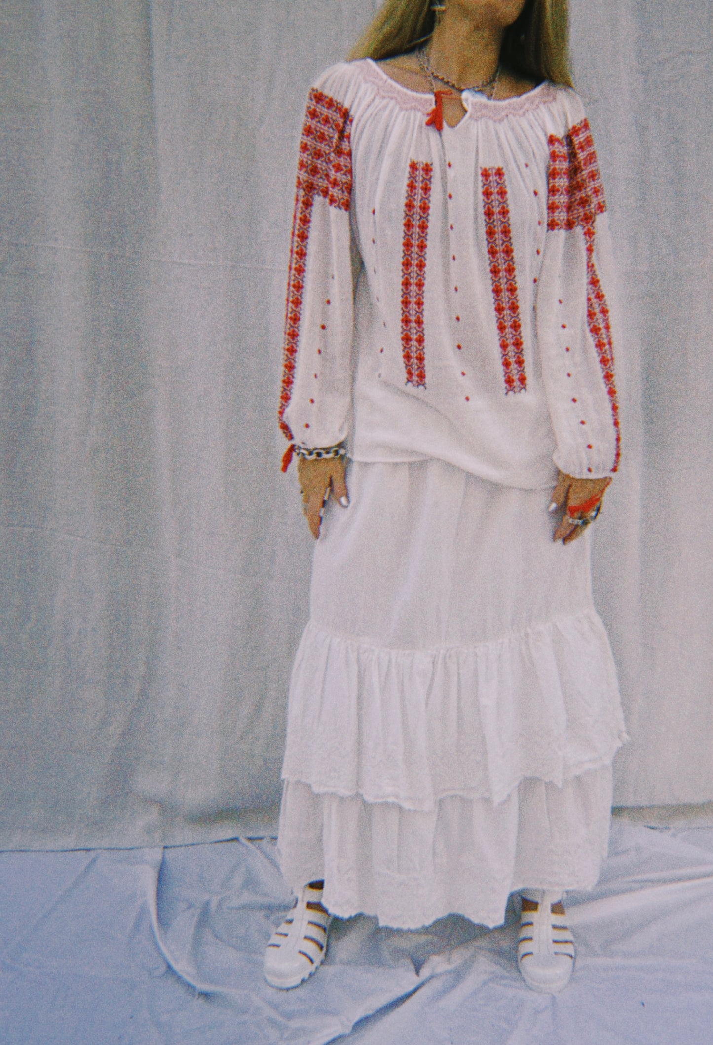 Vintage 1960s Eastern European Hand-Embroidered Blouse – From Vagabond Ibiza Archive