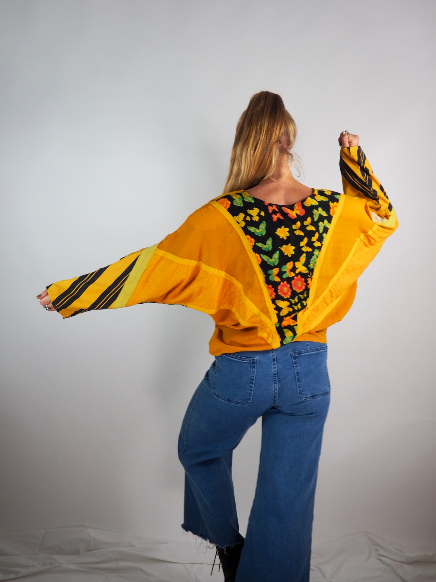 Vintage 1980s Quilted Patchwork Jumper