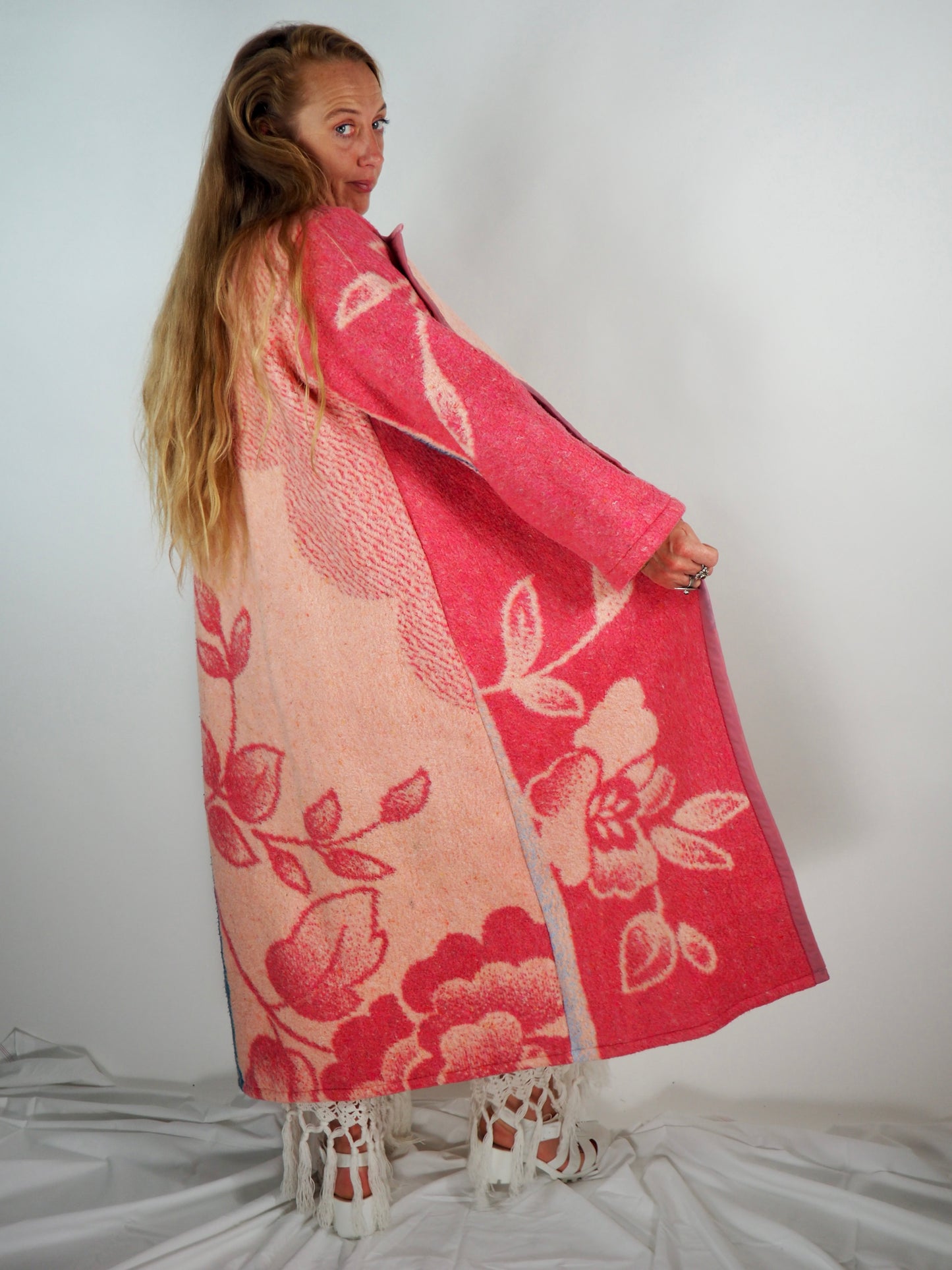 Introducing the *Vintage Fleece Blanket Jacket* by Vagabond Ibiza