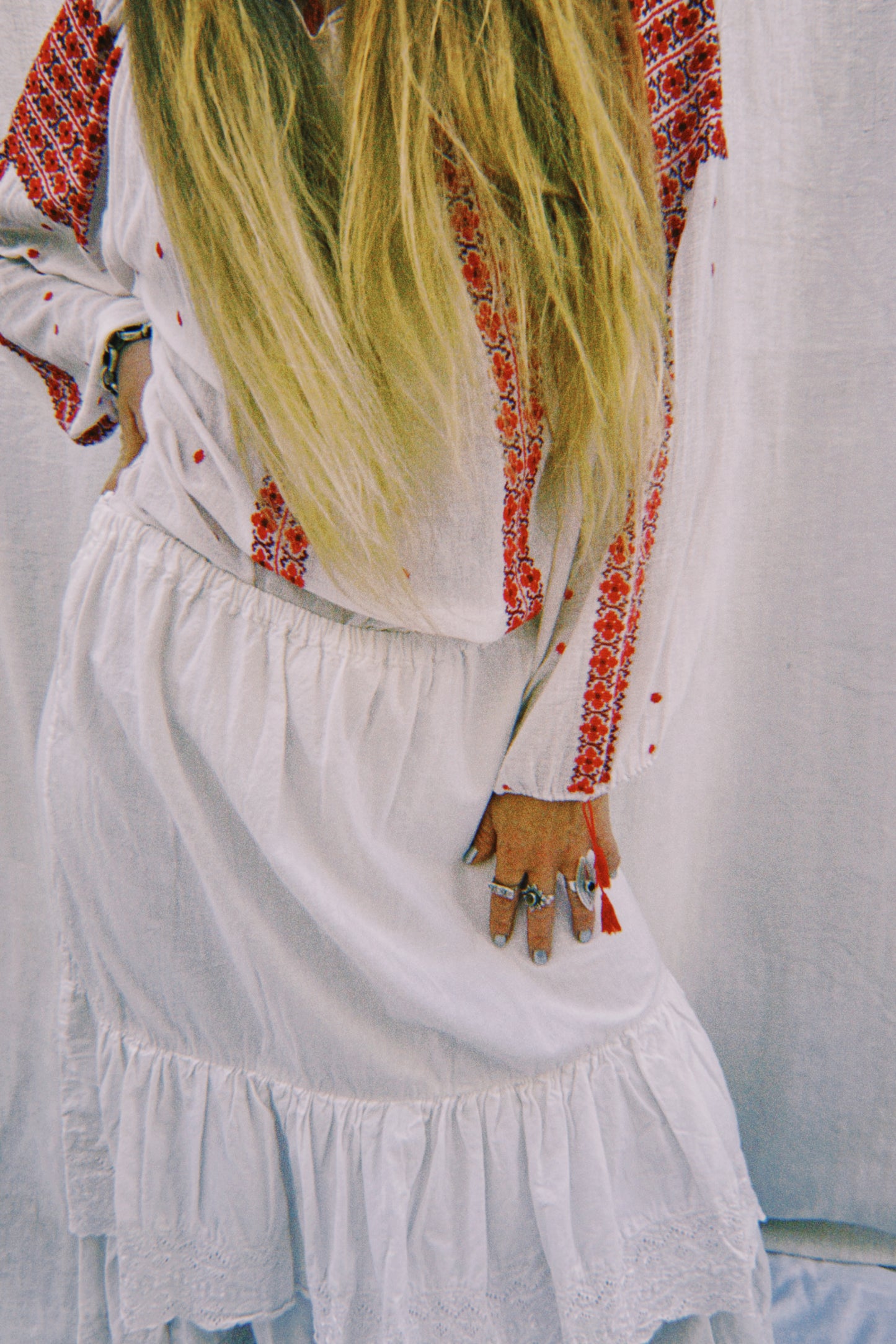 Vintage 1960s Eastern European Hand-Embroidered Blouse – From Vagabond Ibiza Archive