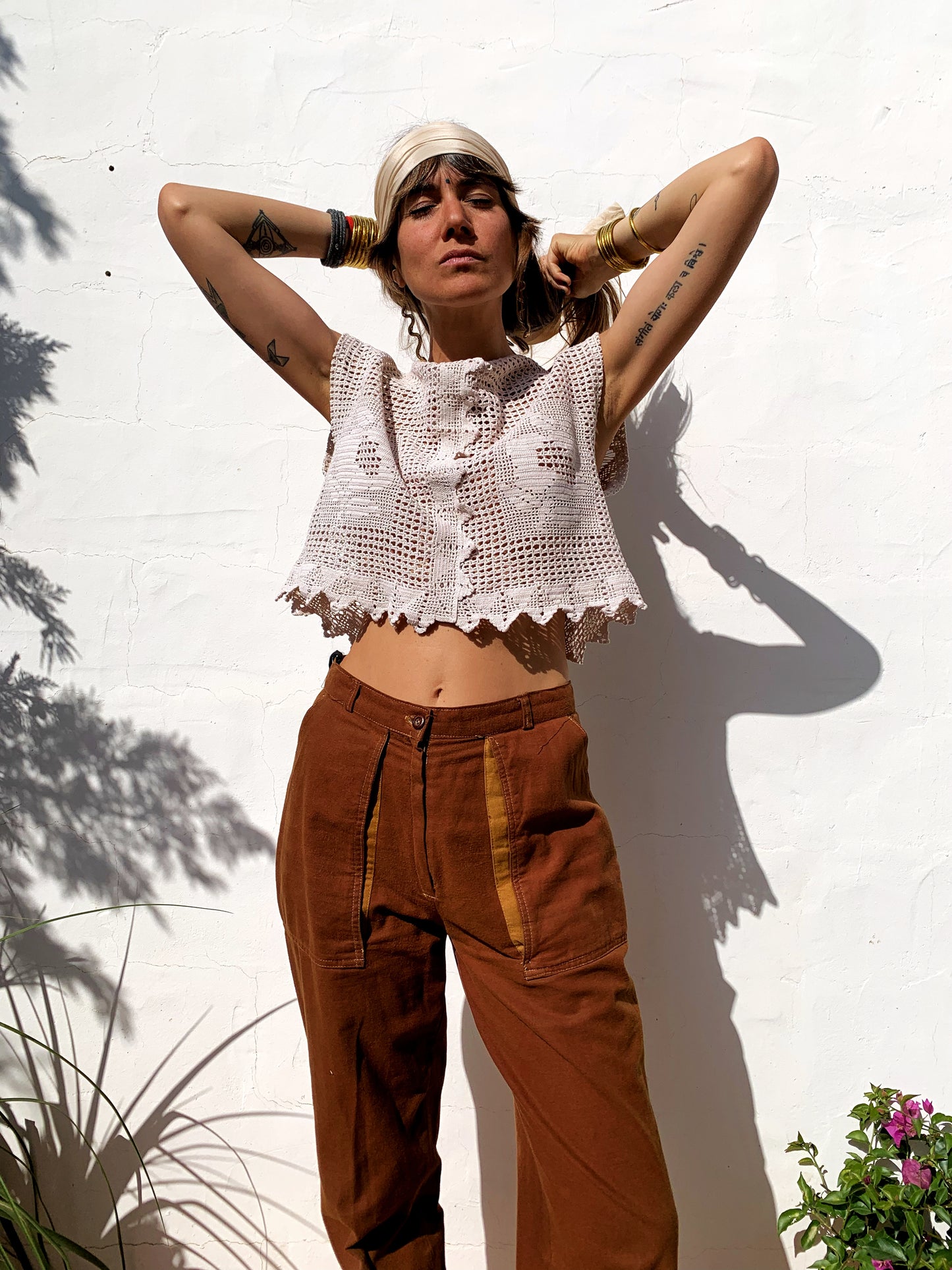 Antique handmade lace up-cycled in Ibiza by Vagabond Ibiza | vagabond-ibiza