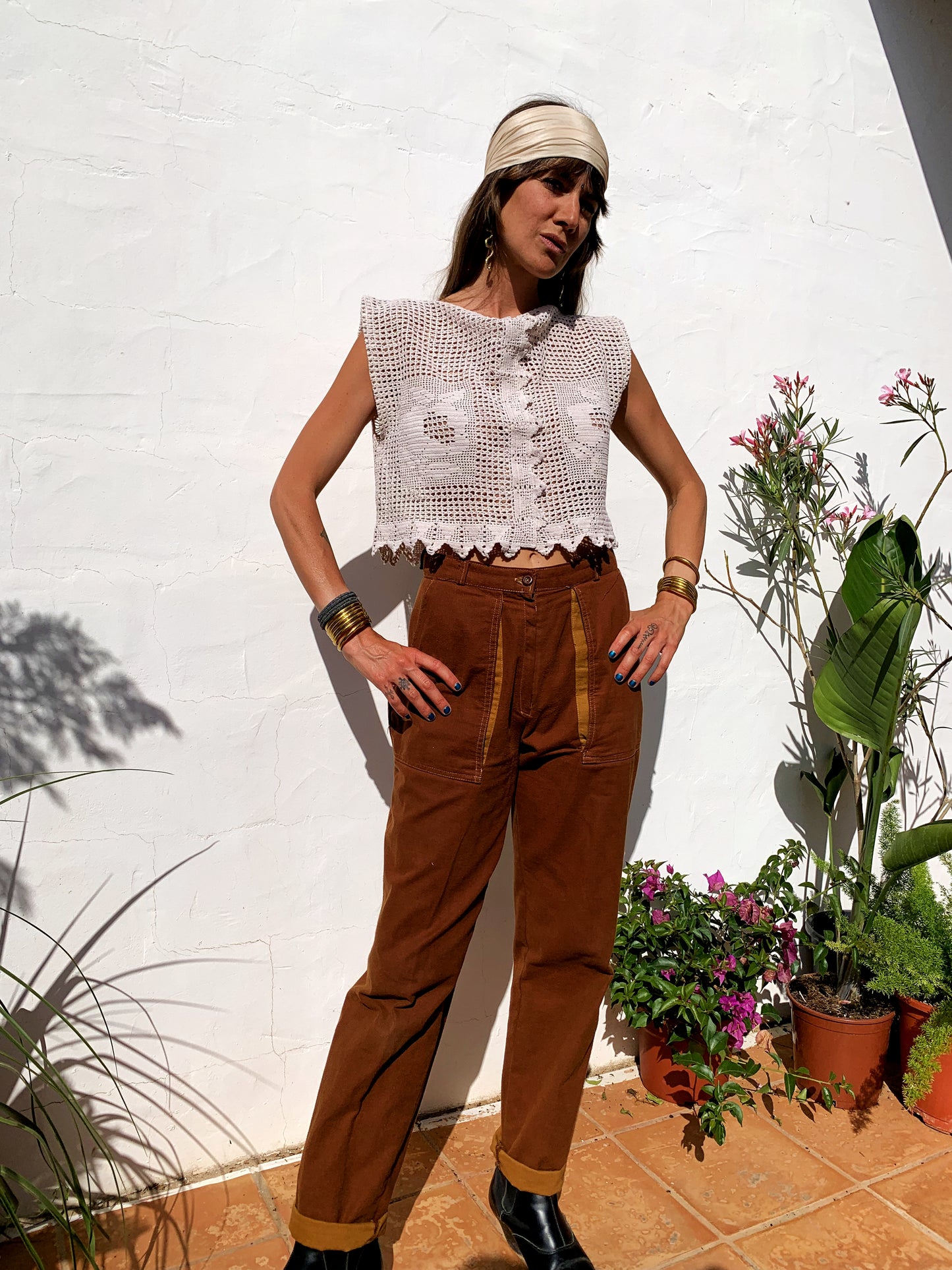 Antique handmade lace up-cycled in Ibiza by Vagabond Ibiza | vagabond-ibiza