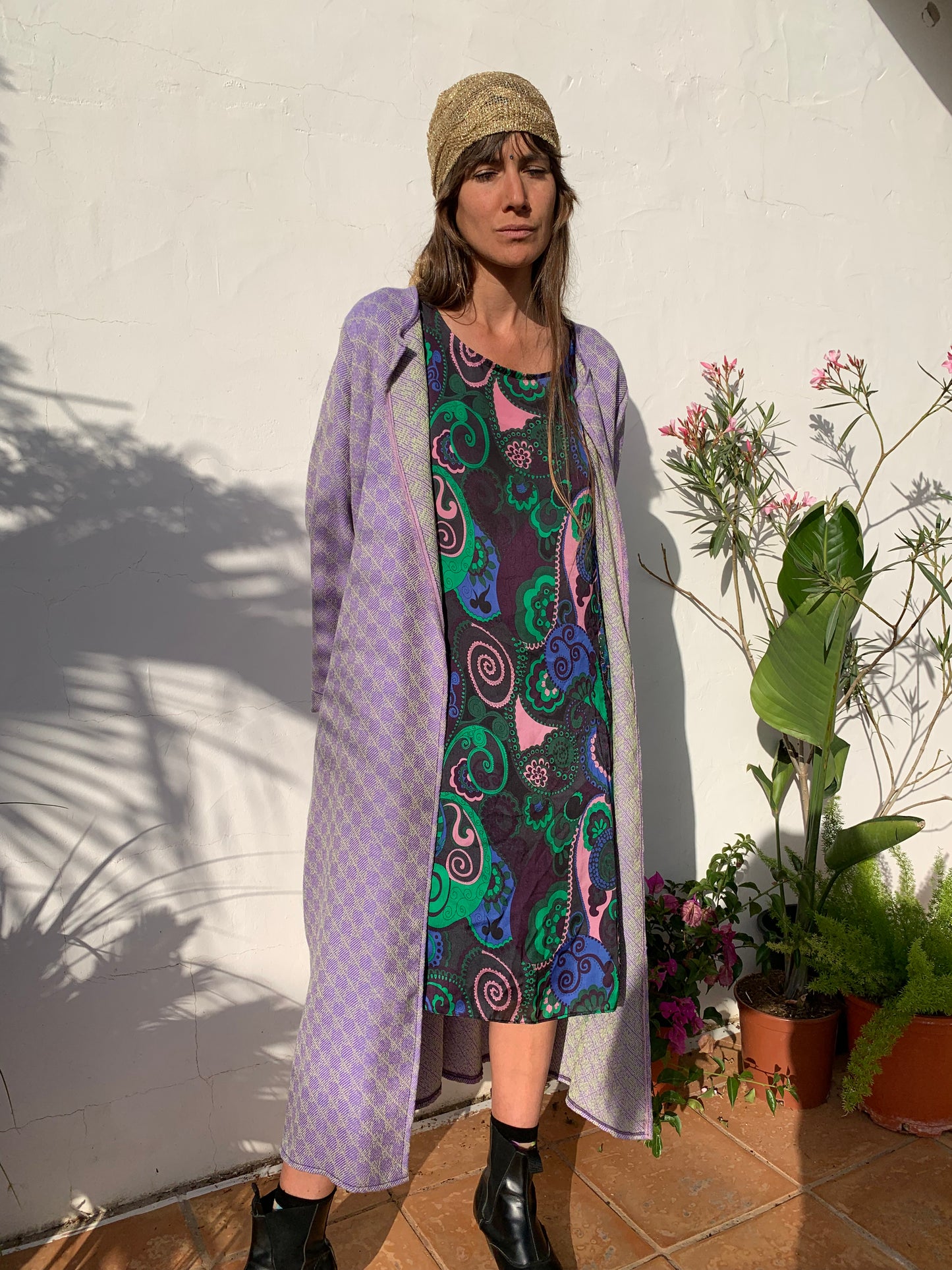 Vintage 1970’s textiles up-cycled jacket by Vagabond Ibiza